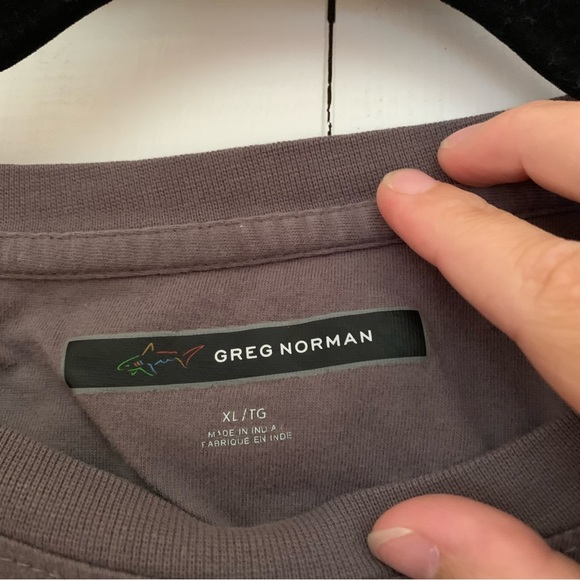 Distressed Men's Work Shirt Gray 100% Cotton Short Sleeve T-Shirt - Picture 7 of 9